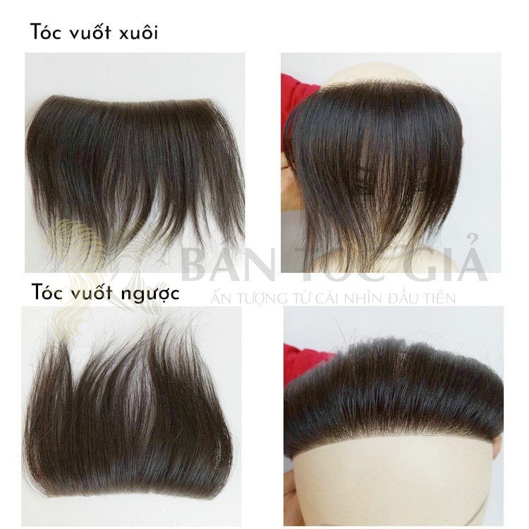 Biến hóa thần tốc nhờ mái tóc giả nam kẹp giữa đầu dành riêng cho nam giới   TocgiaCaocapCom